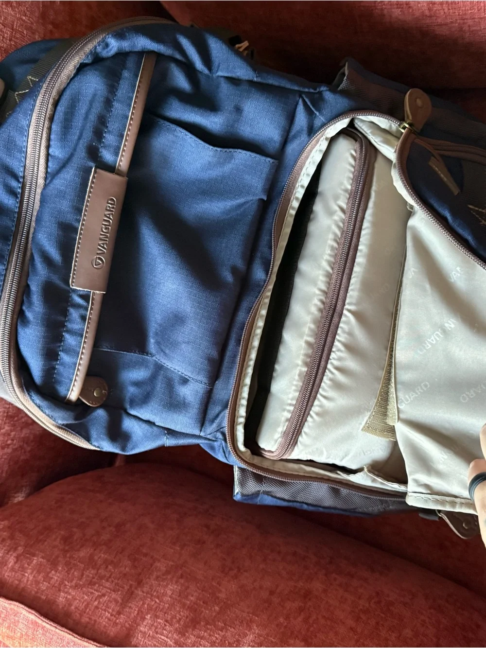 Navy Blue Men's Backpack -
